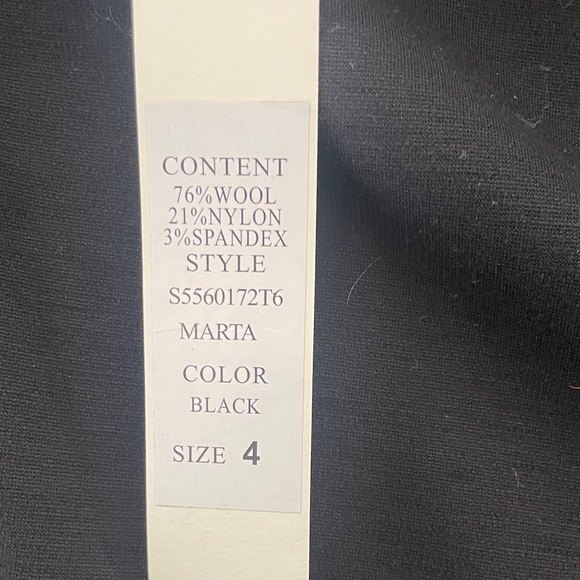 Diane Von Furstenberg Elegant Black Pencil Skirt - Picture 4 of 5